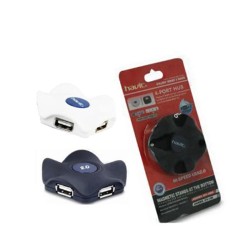 Havit USB Male to Quad USB Female Black Hub